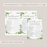 find the guest party game printable
