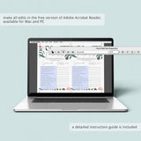 Summer wedding mingling game template by LittleSizzle