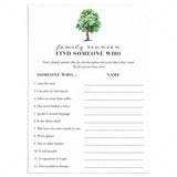 Find Someone Family Reunion Game Printable by LittleSizzle