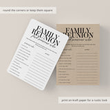 Family Gathering Activity Find Someone Who Game