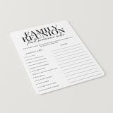 Family Gathering Activity Find Someone Who Game