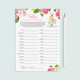 Easter Game for (Virtual) Classroom Finish My Phrase by LittleSizzle