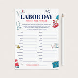 Labor Day Group Activity Finish The Phrase by LittleSizzle