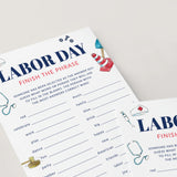 Labor Day Group Activity Finish The Phrase