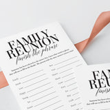 Family Reunion Party Game Finish The Phrase