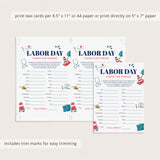Labor Day Group Activity Finish The Phrase