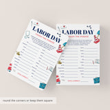 Fun Labor Day Games Printable