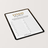 Black and Gold 32nd Birthday Party Games For Women Born in 1993