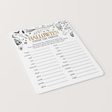 Witches Halloween Party Game for Groups Printable