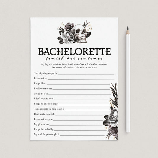 Black Bachelorette Icebreaker Game Finish Her Sentence by LittleSizzle