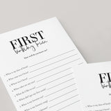 How Well Do You Know The One Year Old Game Printable