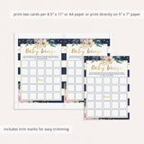instant download baby shower games navy and gold by LittleSizzle