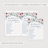 Find the Guest Bridal Shower Games Printable