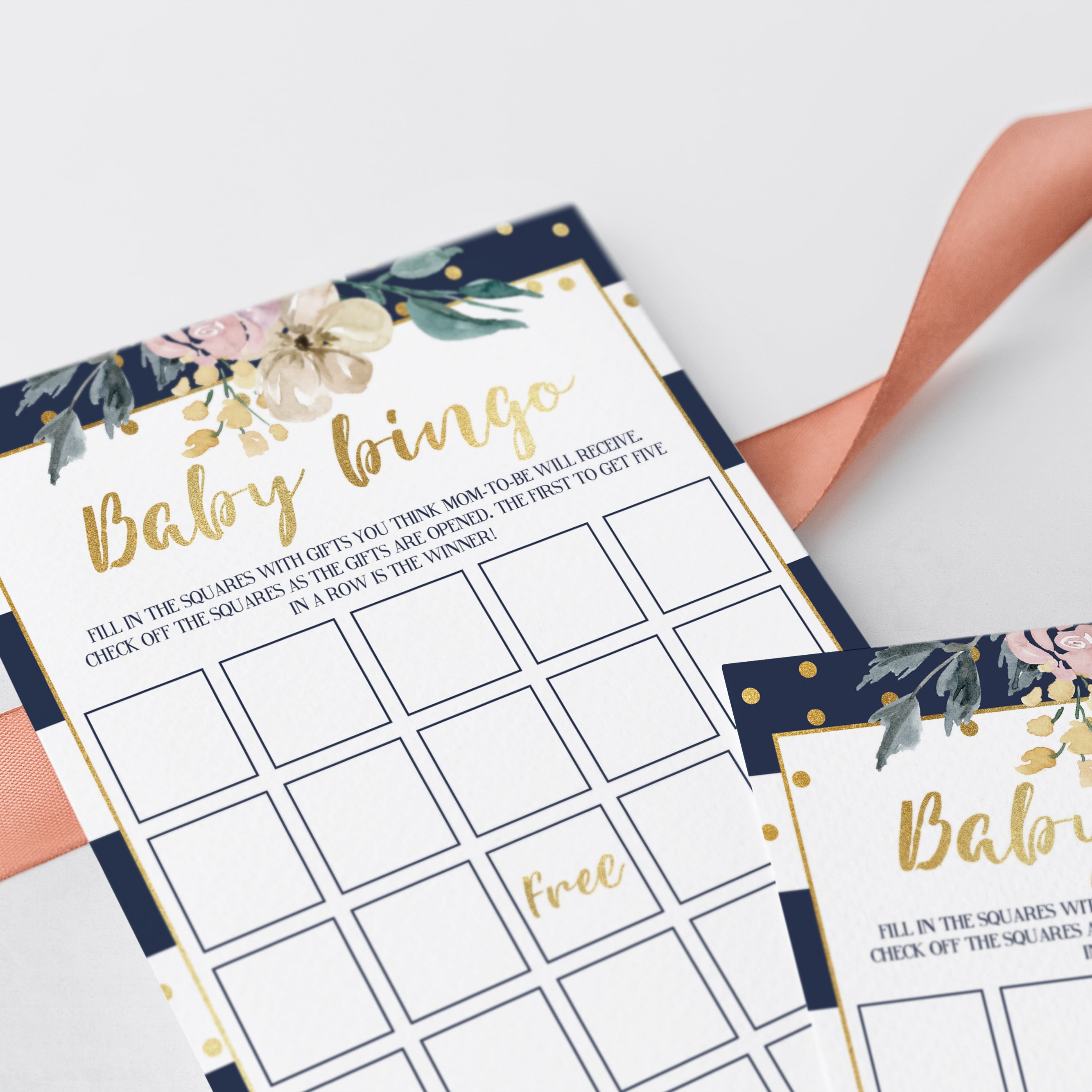 Bingo shower games printable by LittleSizzle