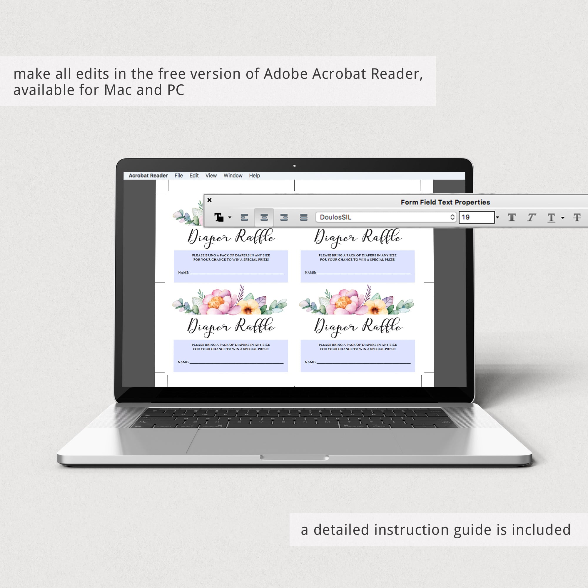 Printable baby shower invitation templates by LittleSizzle