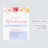 Pink floral baby shower decor by LittleSizzle