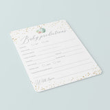 Pumpkin Baby Shower Predictions for Baby Cards
