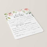 Blush Floral Baby Party Games Package Printable