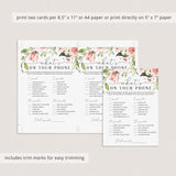 Blush baby shower game whats on your phone by LittleSizzle