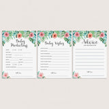Floral Baby Shower Keepsakes by LittleSizzle