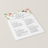 Women's Birthday Party Drinking Game Printable