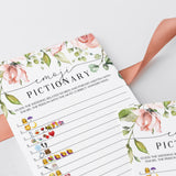 Blush Floral Bridal Shower Games Kit Printables