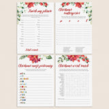 Popular Christmas Games Bundle Instant Download by LittleSizzle