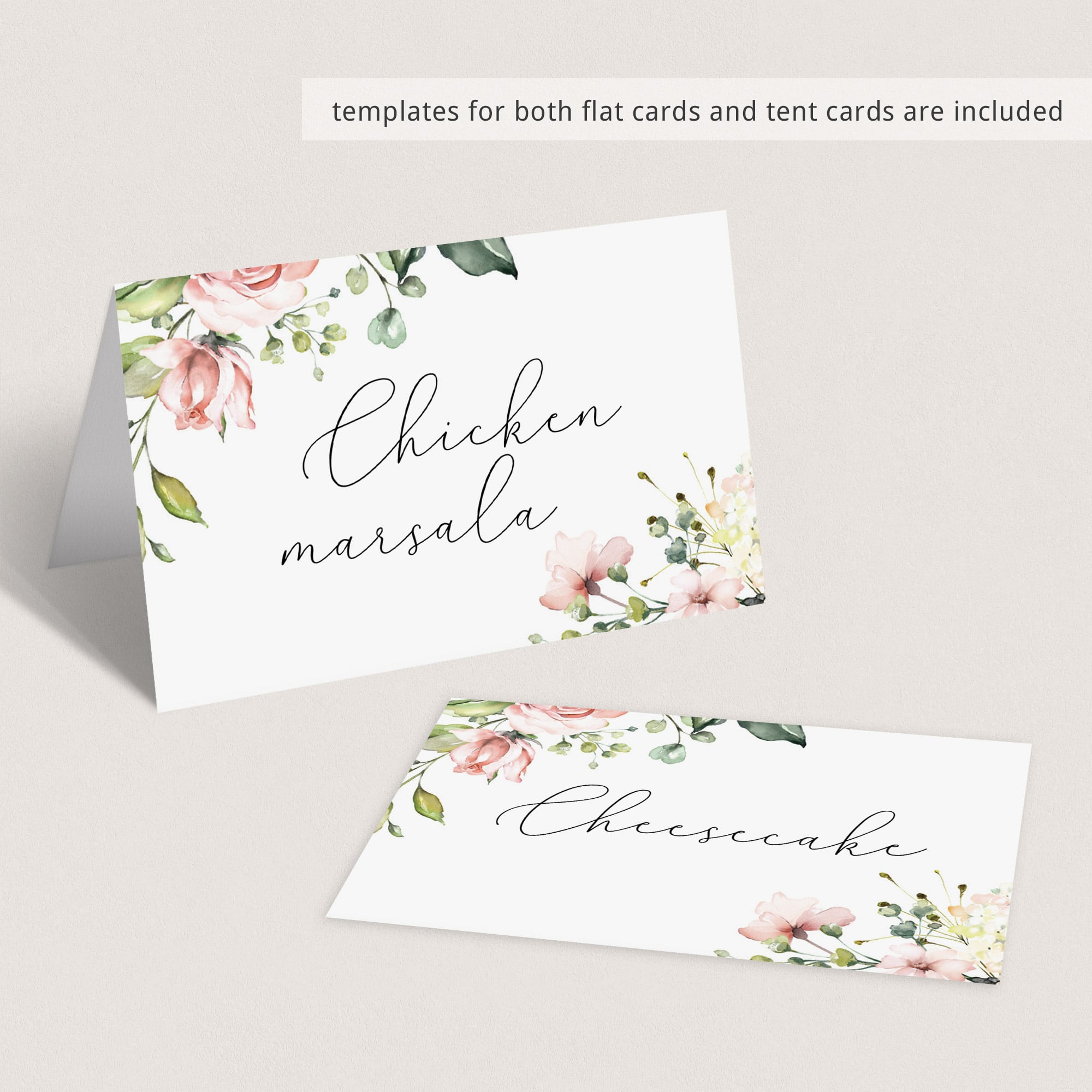 Food cards for baby brunch templates by LittleSizzle
