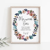Bubbly bar for baby shower floral theme by LittleSizzle