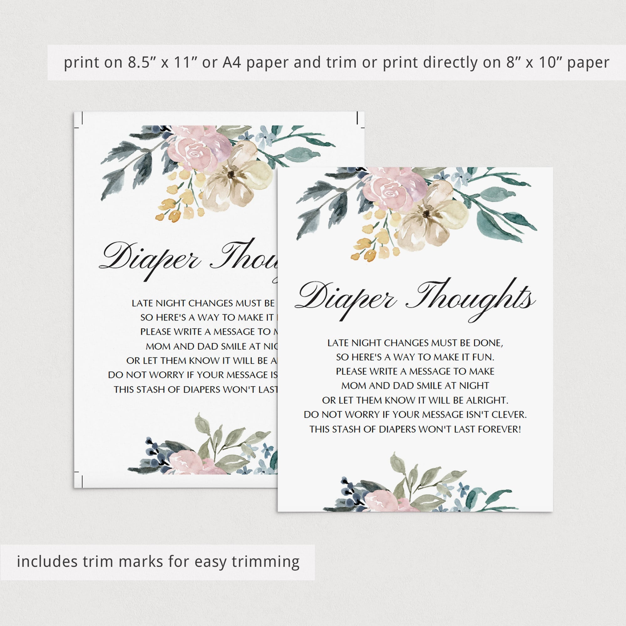 Whimsical baby shower games by LittleSizzle