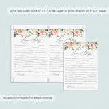 coral wedding flowers shower games printable