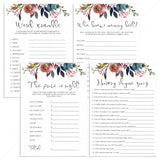 Boho themed baby shower games printable by LittleSizzle