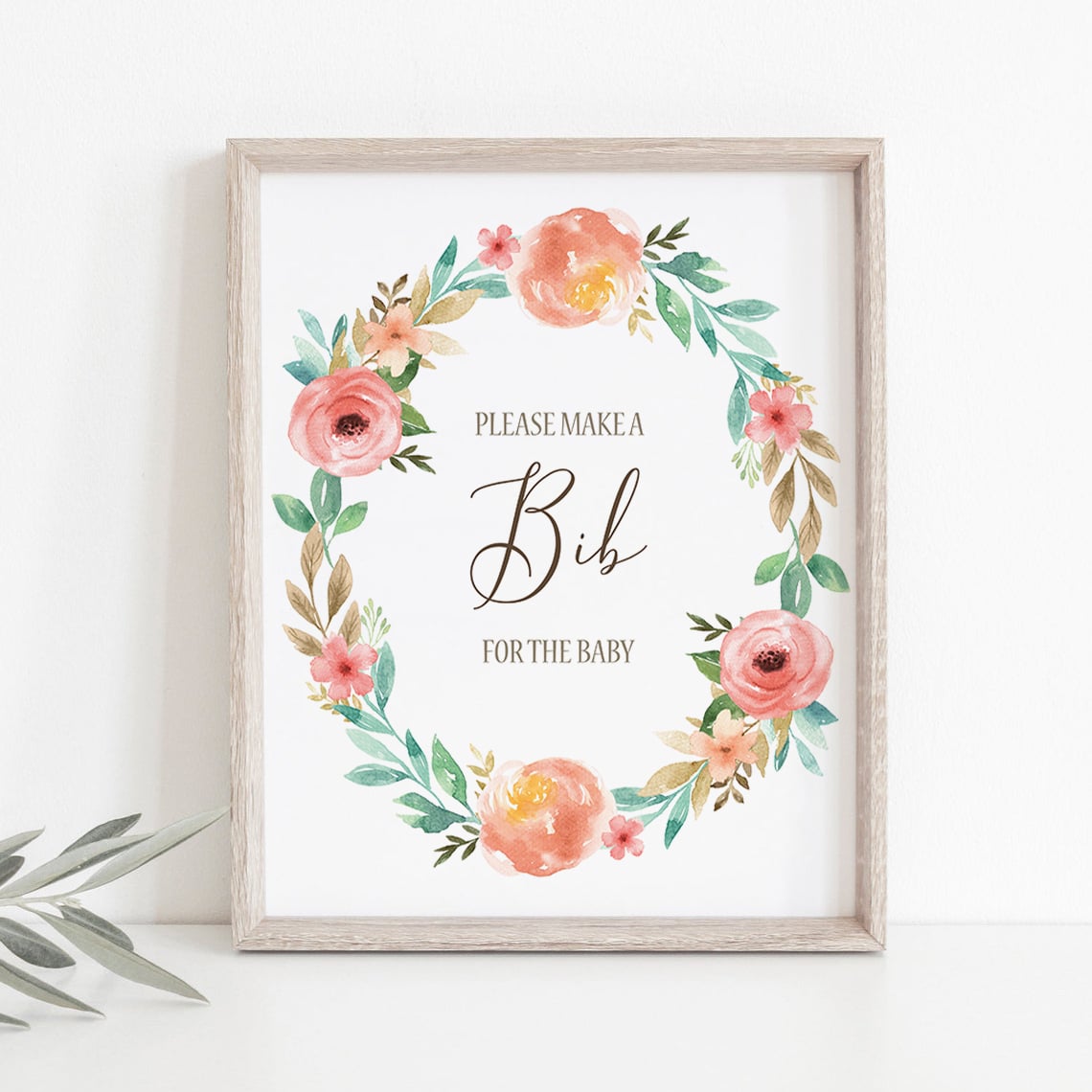 Please make a bib for baby sign printable by LittleSizzle