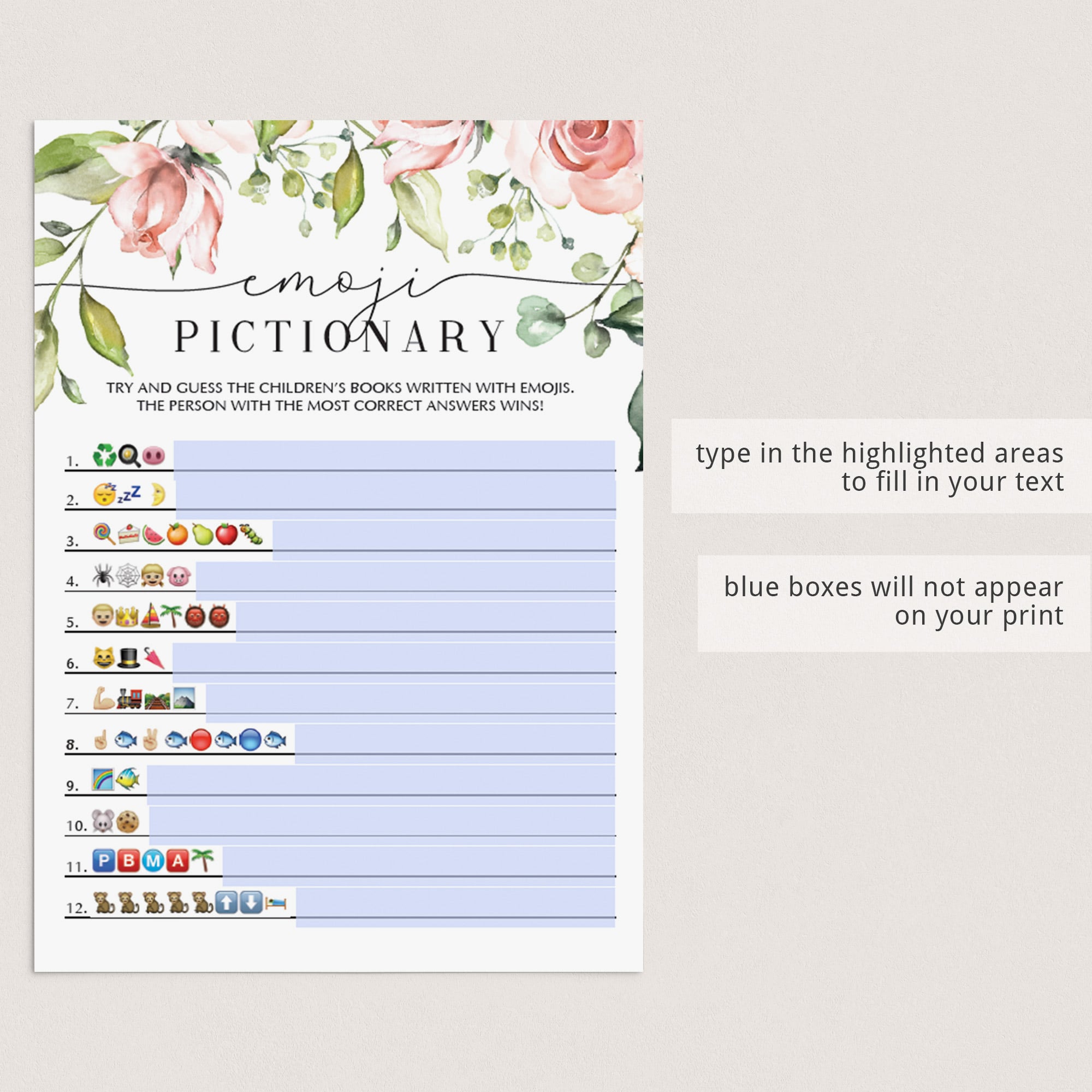 Quarantaine baby shower game for girl by LittleSizzle