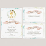 Baby Bunny Baby Sprinkle Invitation Bundle Template by LittleSizzle