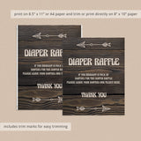 Editable pdf download for rustic shower decor by LittleSizzle