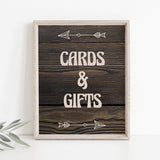 Rustic gifts sign download for forest party by LittleSizzle