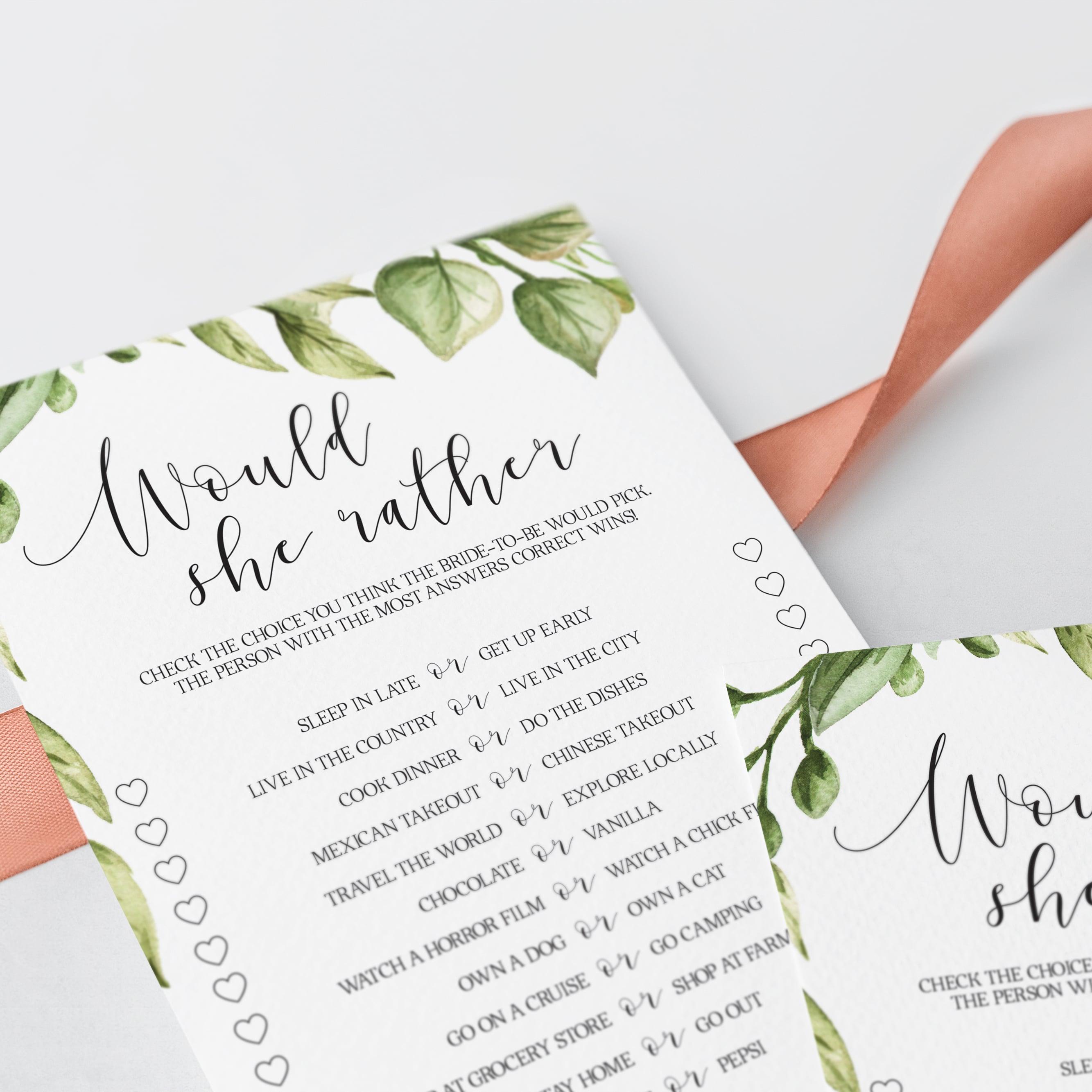 garden bridal shower party games