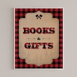 Books table sign for boy baby shower party by LittleSizzle