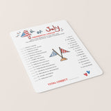 4th of July Game for Adults Presidential Couples