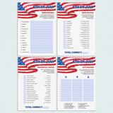 Fourth of July Party Games Bundle Printable & Virtual