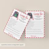 Ugly Sweater Christmas Trivia Game Printable