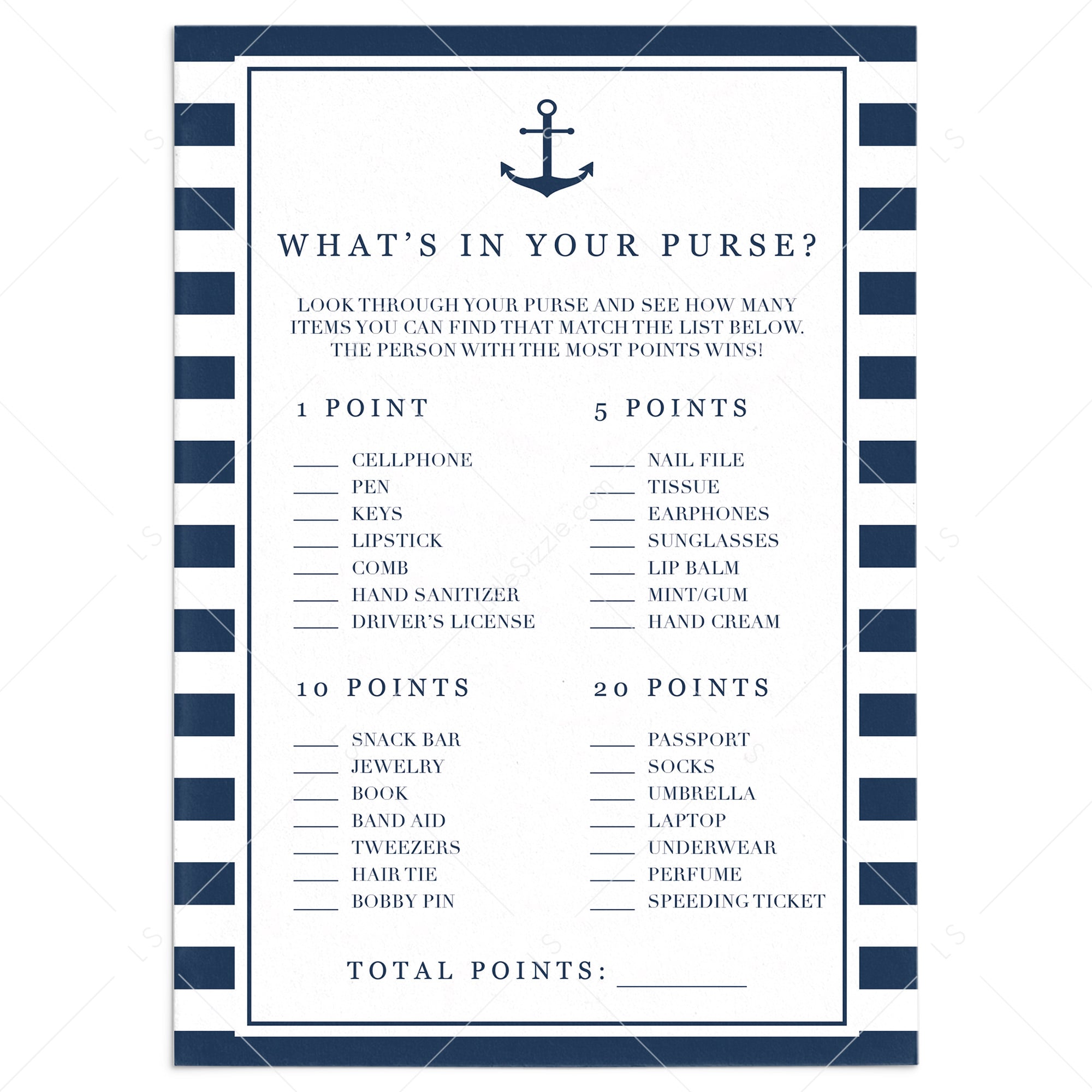 fun beach bridal shower activities by LittleSizzle