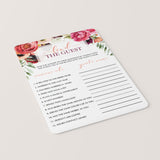 bohemian find the guest bridal shower games