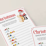 Christmas Emojis Game Printable