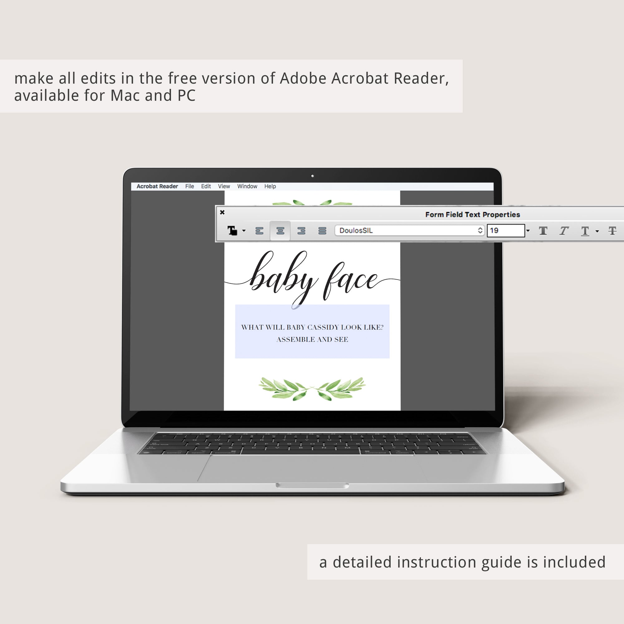 Baby face mix and match activity printable by LittleSizzle