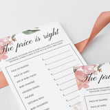 Whimsical flowers baby shower games by LittleSizzle