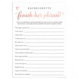 Bachelorette Icebreaker Conversation Starter Game Printable by LittleSizzle