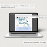 Instant download blue cloud baby shower game printable by LittleSizzle