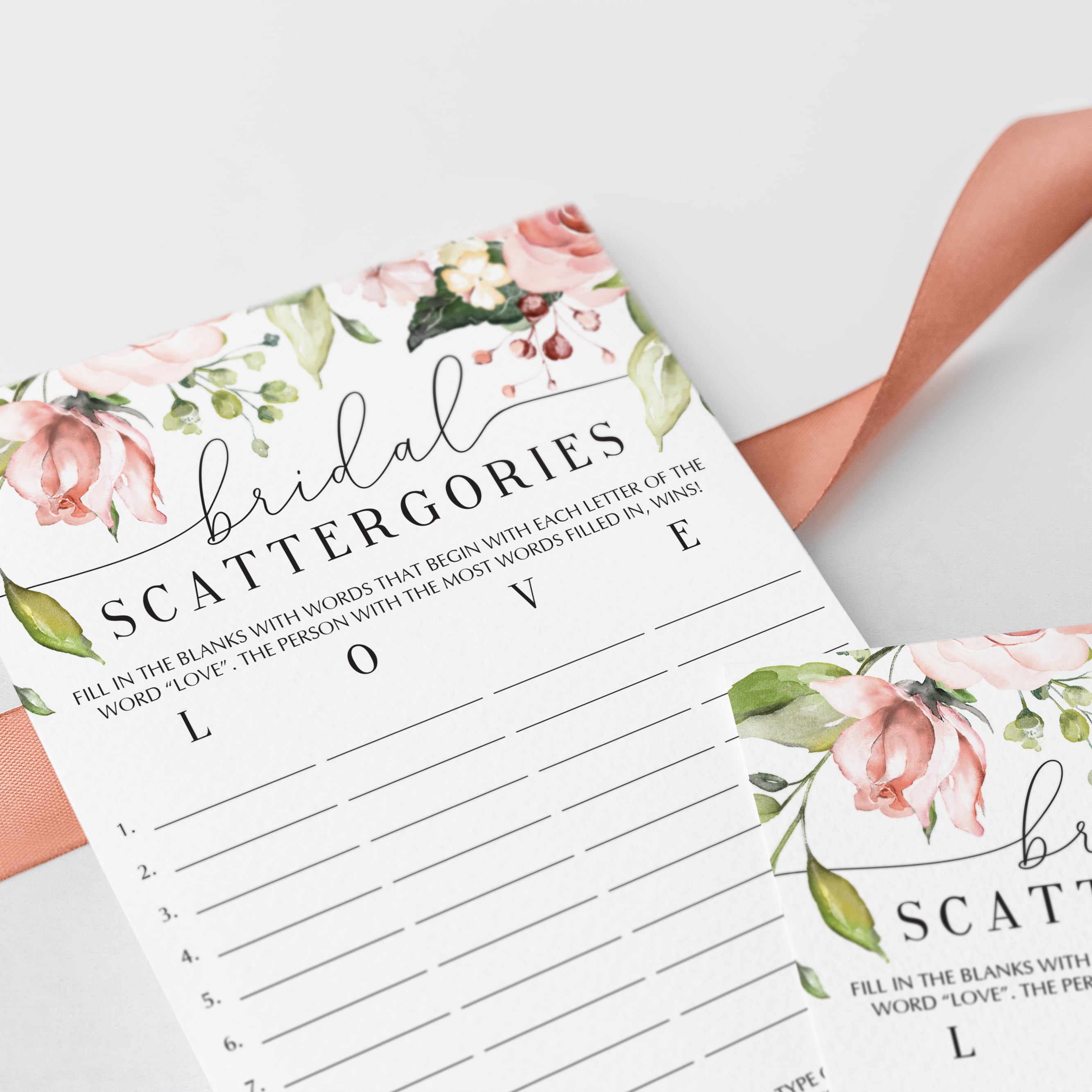 printable wedding shower games instant downloads